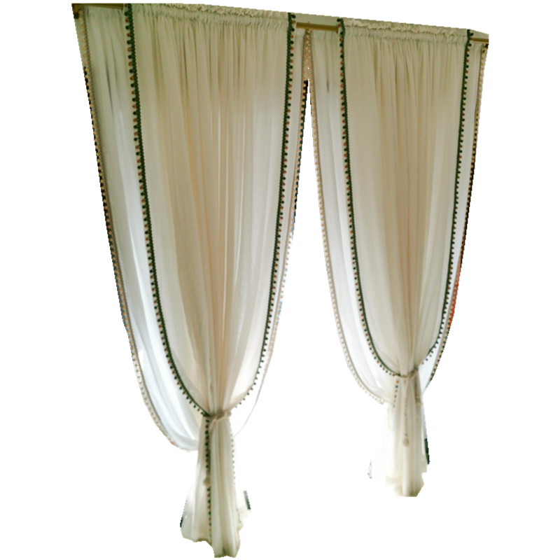 【绿果】点睛原色棉麻亚麻窗纱轻奢自然日系百搭简约复古美式窗纱,淘宝优惠券,粉丝福利购,淘宝优惠卷