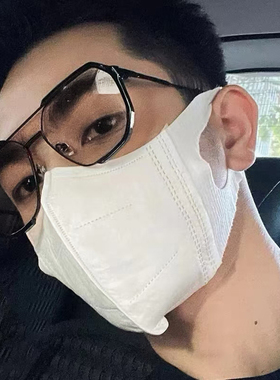 黑框茶色墨镜男高级感痞帅大框