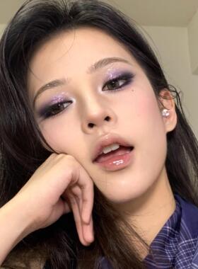 ucanbe树妖紫色烟熏妆眼影盘15色
