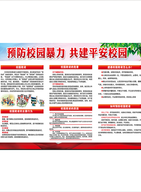 校园欺凌防性侵害知识宣传栏