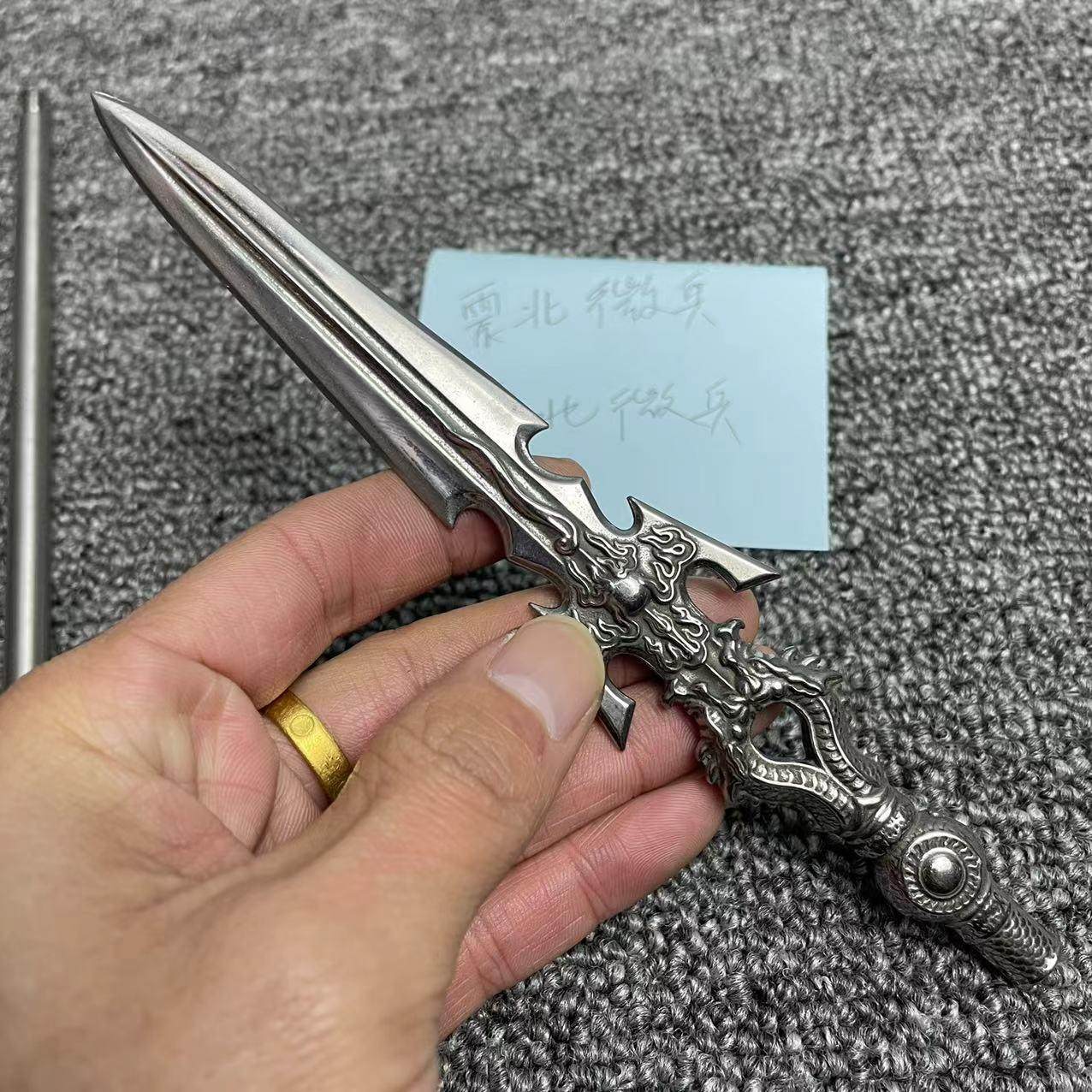 微缩1；6方天画戟十八般兵器长枪长矛可拆卸青龙偃月刀桌面摆件,淘宝优惠券,粉丝福利购,淘宝优惠卷