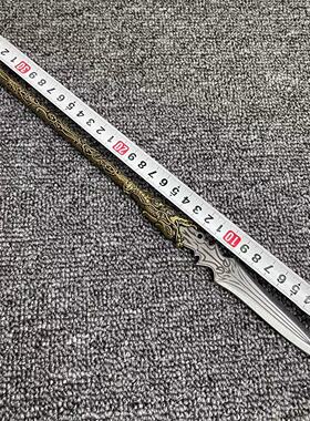 赵子龙金属龙胆亮银枪铜装具方天画戟赵云长枪冷兵器霸王枪红缨枪