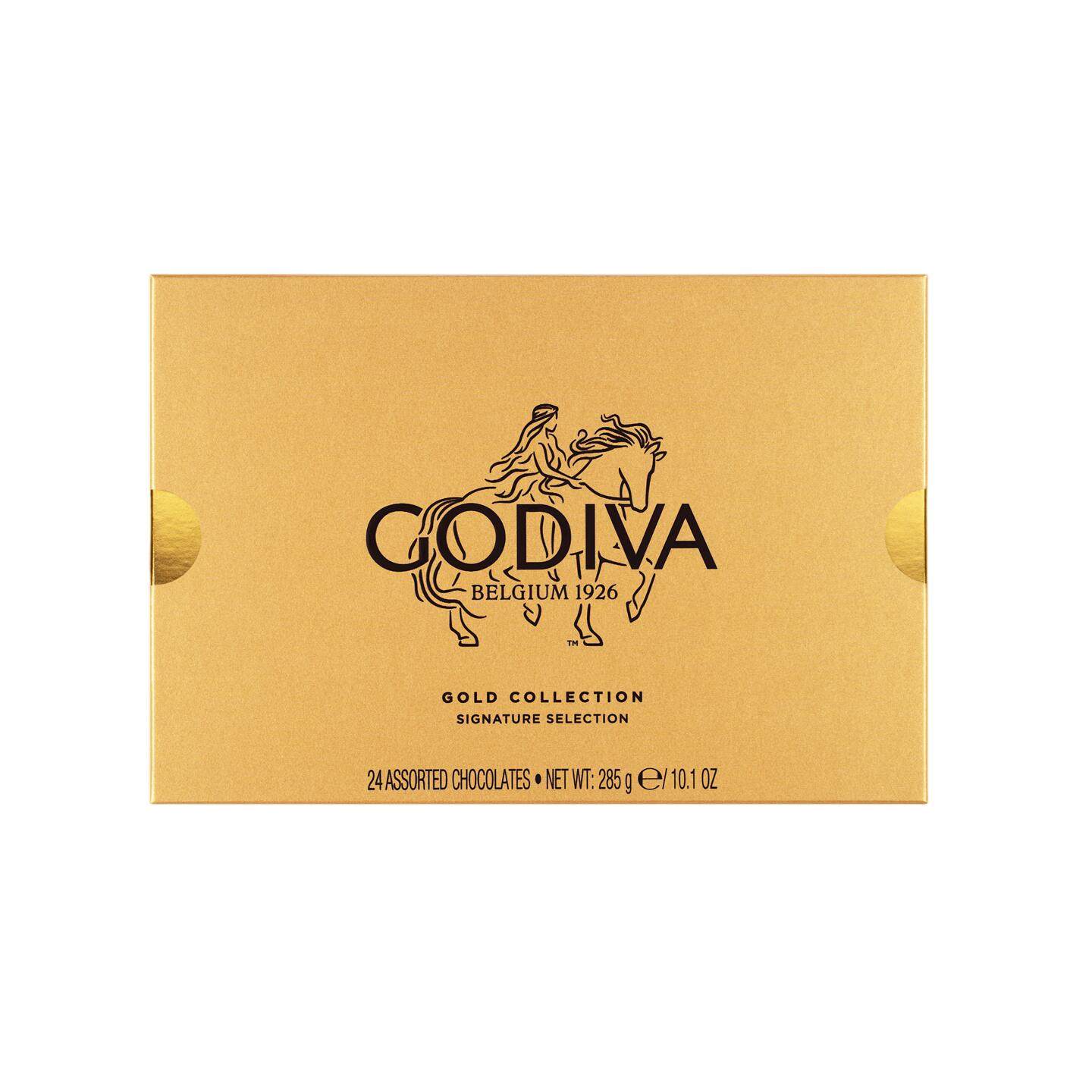 新品原装进口GODIVA歌帝梵金装巧克力礼盒24粒装年货生日礼物包邮,淘宝优惠券,粉丝福利购,淘宝优惠卷