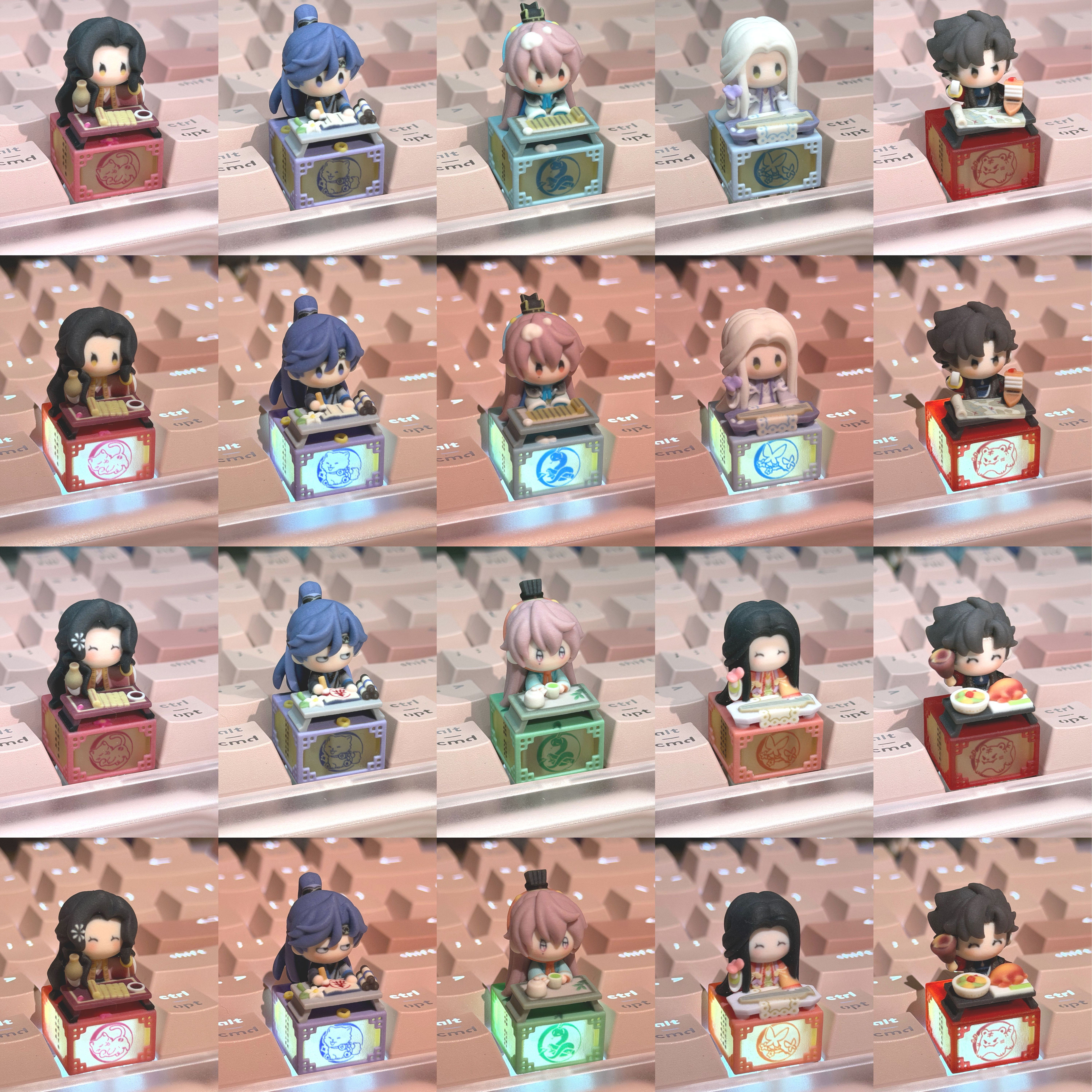 代号鸢刘辩傅融袁基左慈孙策机械键盘立体按键帽,淘宝优惠券,粉丝福利购,淘宝优惠卷