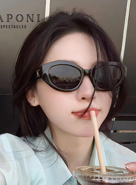 CAPONI多边形防晒防紫外线墨镜