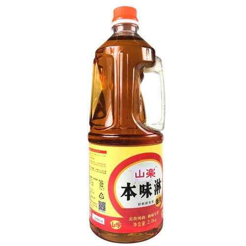 山乐日式味淋2kg去腥日本寿司料理食材调味品清酒大瓶商用本味淋 - 图3