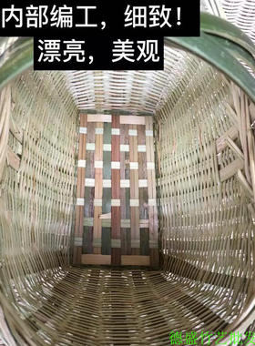 手工水果鸡蛋古风竹篮子