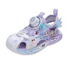 Girls' Sandals 4 Years Old Baotou Flashing Summer Nezha Aobing Luminous Girls Sandals 6 Years Old Baby Girl Lighting Shoes Soft Sole
