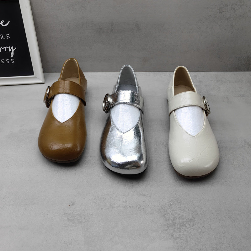 2026春款复古风一字扣带玛丽珍鞋女圆头平底舒适百搭女甜美单鞋,淘宝优惠券,粉丝福利购,淘宝优惠卷