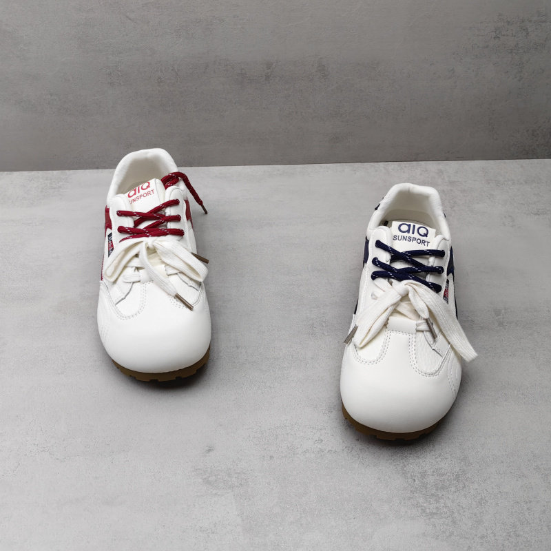 2026春季新款拼色德训鞋女休闲百搭系带平底学生小白鞋德训女鞋,淘宝优惠券,粉丝福利购,淘宝优惠卷