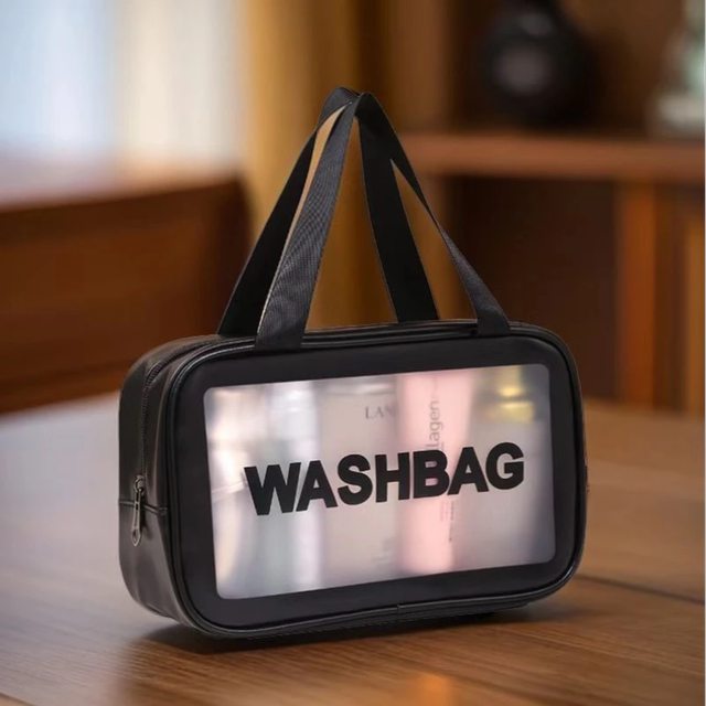 Washing bag single-layer portable makeup bag new travel waterproof transparent cosmetics large capacity transparent storage bag