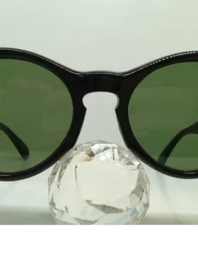 墨镜黑框复古风玻璃法国太阳镜