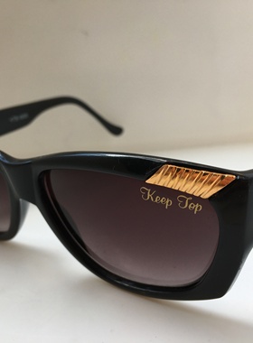keep top 黑色板材框太阳镜男女通用墨镜