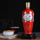 Shanxi 53 degree red bottle Bofen 500ml*3 bottles of liquor