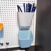 Multifunctional metal hole plate round hole storage tube hardware accessories hanger storage bucket desktop creative ornaments pen holder
