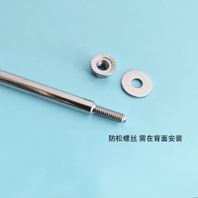 Hole plate round hole stainless steel accessories straight single hook convenience store supermarket shelf hardware tool hook storage