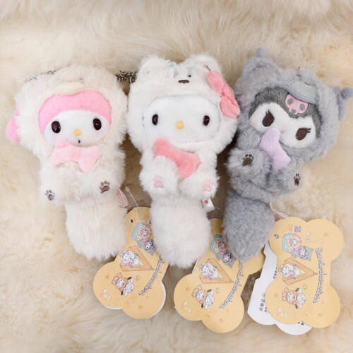 绵绵狗hellokitty包包挂件钥匙扣可爱kt猫毛绒玩偶公仔生日礼物女 - 图2