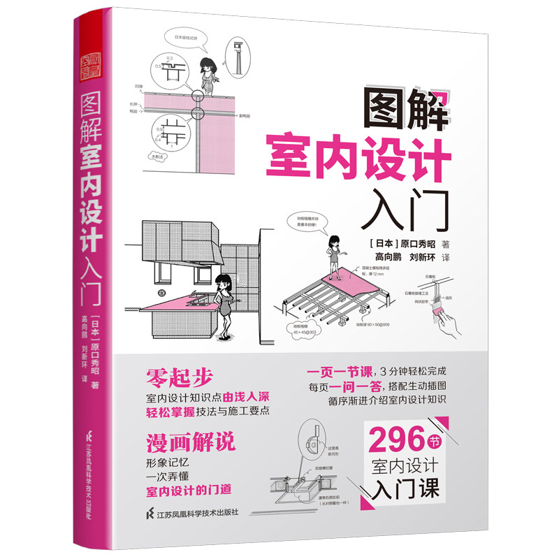 图解室内设计入门+图解建筑结构入门+图解建筑设计入门+图解钢筋混凝土结构和钢结构入门 建筑图册建筑结构零基础入门建筑设计书