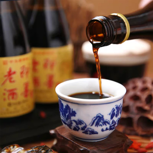 山东特产即墨黄酒做阿胶专用酒半甜即墨老酒低度瓶装黄酒陈酿米酒 - 图3