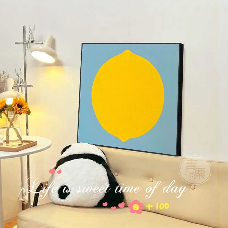 中古风多巴胺风格挂画小众艺术复古餐厅水果装饰画趣味高级感北欧 - 图1