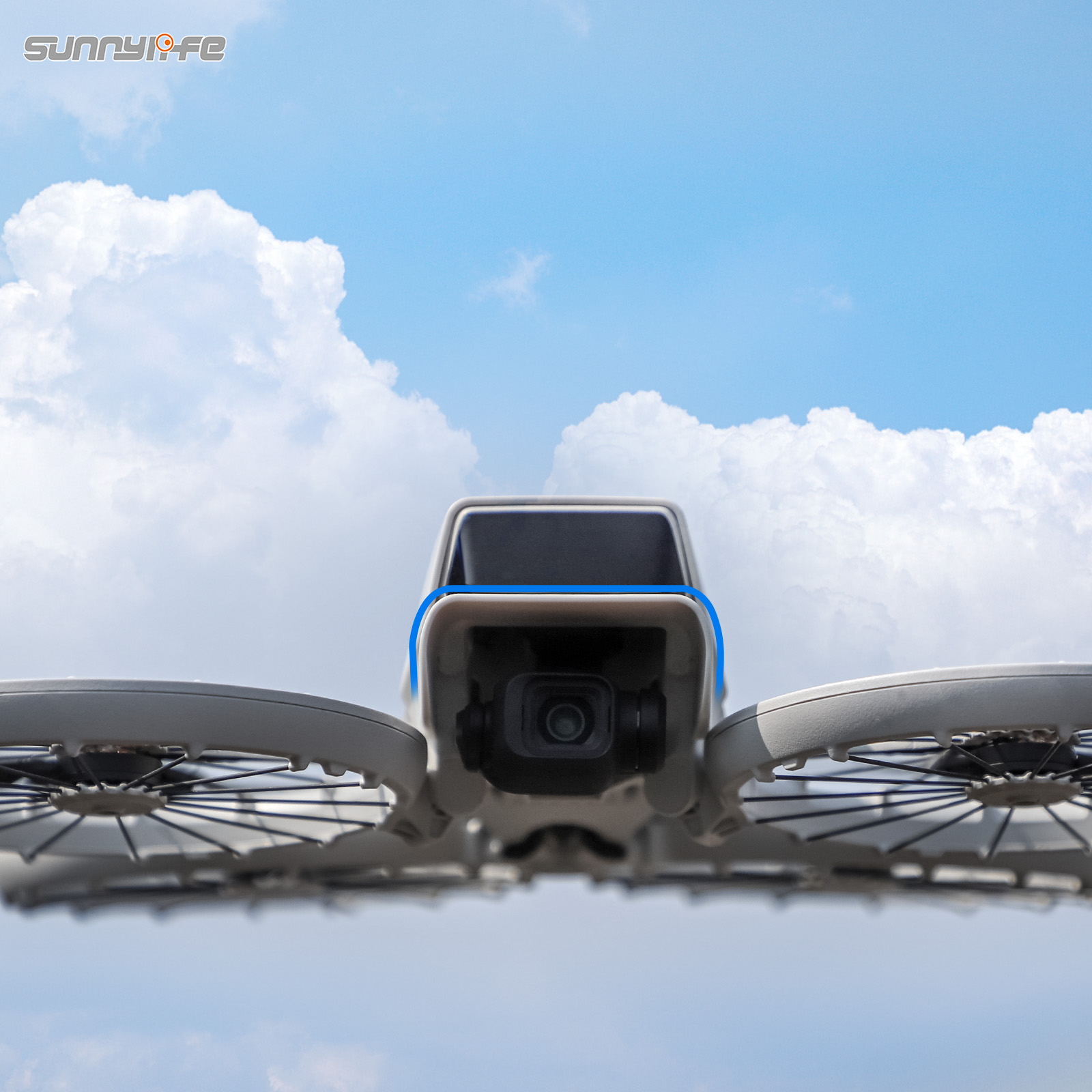 适用于大疆DJI FLIP镜头遮阳盖摄像头遮光罩防眩光掌上无人机配件 - 图1