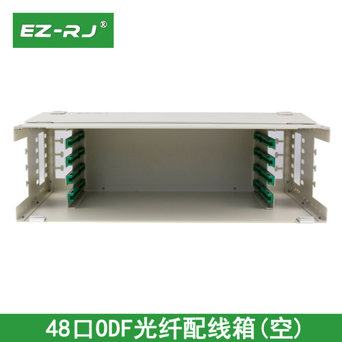 EZ-RJ 48口光纤配线架48芯光纤配箱单元体48芯odf光纤配线架电信 - 图1