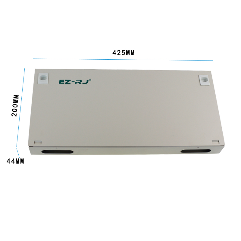 EZ-RJ12口SCLC机架式光纤终端盒光纤盒光缆光端盒尾纤盒加厚1.0 - 图3