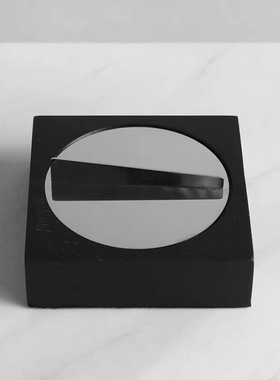 现代简约创意黑色木质收纳盒摆件样板间卧室梳妆台桌面饰品装饰盒