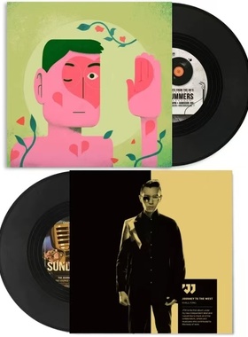 仿真黑胶唱片氛围感装饰摆件售楼处样板间家居酒店墙壁拍照道具