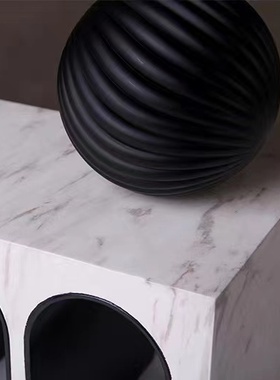 简约创意拱门艺术摆件家居书房装饰品酒店前台酒柜摆设树脂工艺品