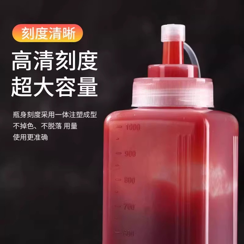 塑料挤酱瓶食品级果酱瓶大口径挤压瓶冰粉摆摊瓶酱料瓶奶茶店商用,淘宝优惠券,粉丝福利购,淘宝优惠卷