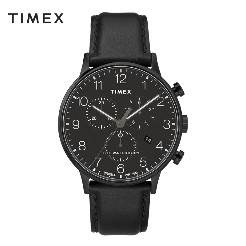 TIMEX/天美时美国手表石英男表经典复古夜光防水皮带TW2R71800