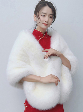 披肩保暖加厚高端女秋冬季披肩