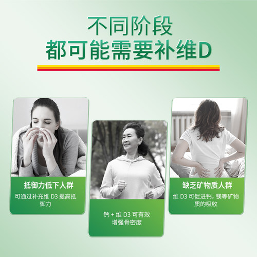 Jamieson健美生维生素D3成人维D31000iu维他命1000iu片VD3 - 图0