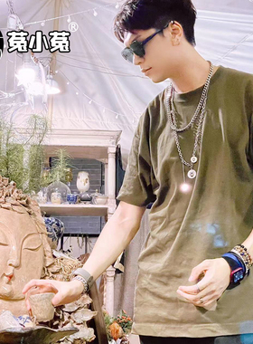 菟小菟银钛钢银双链情侣潮流链