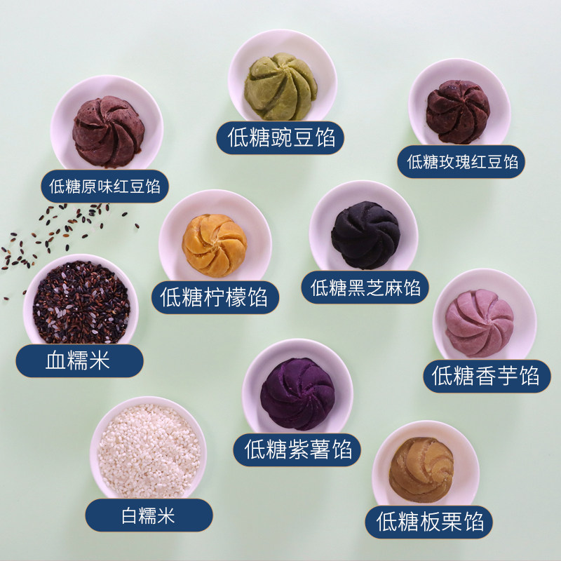 网红小串迷你冰糖葫芦专用低糖馅料夹心馅糯米馅红豆沙泥绿豆紫薯,淘宝优惠券,粉丝福利购,淘宝优惠卷