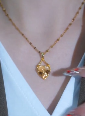 2026年新款潮气质时尚咖色爱心满钻耳扣甜美时尚桃心耳环流苏耳坠