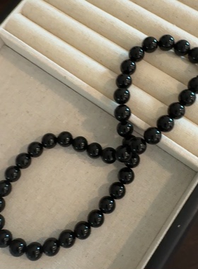 黑珍珠项链女磁吸长款黑色珠子轻奢串珠气质锁骨链国风复古项链