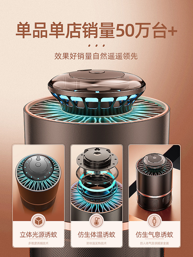 家用灭蚊灯室内捕蝇杀蚊子神器防蚊插电驱蚊 热品库 性价比省钱购