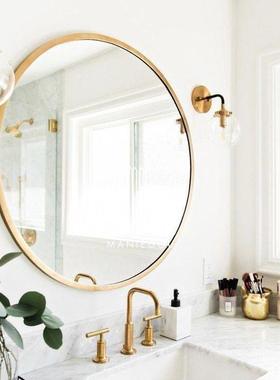 北欧轻奢天然大理石吧台倒台洗簌台ins家用高级感吧台化妆台餐桌.