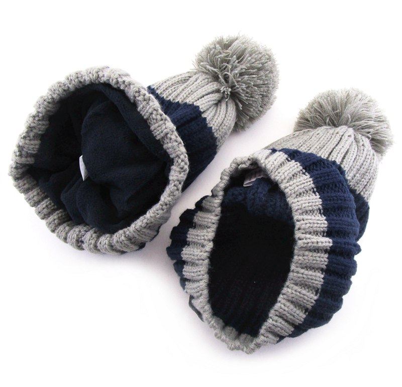 NOABAT儿童帽子秋冬季男童针织帽厚护耳毛线帽球球贴布宝宝套头帽,淘宝优惠券,粉丝福利购,淘宝优惠卷