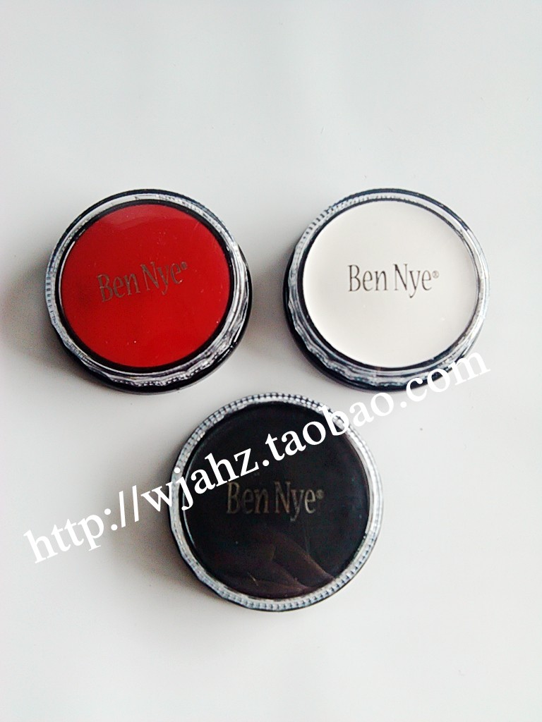 影视化妆用品Ben Nye黑色粉底膏白色红色专业化妆彩绘油彩-图1