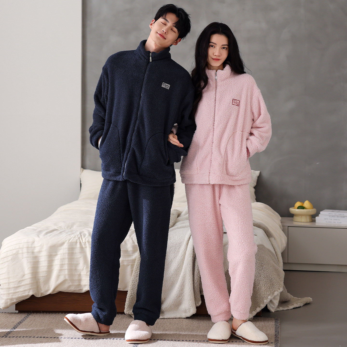 芬腾珊瑚绒情侣睡衣冬季女款加厚大码法兰绒男士秋冬款家居服套装,淘宝优惠券,粉丝福利购,淘宝优惠卷