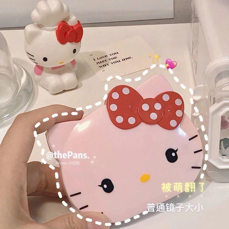 ins可爱KT猫翻盖计算器小巧迷你学生便携式折叠镜创意小型计算机 - 图1