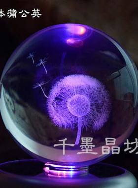 3d蒲公英标本生日教师节摆件老师