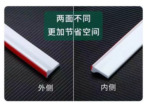 厨房台面直角L型挡水条浴室卫生间洗手盆门缝隔水水池阳台防水条 - 图1
