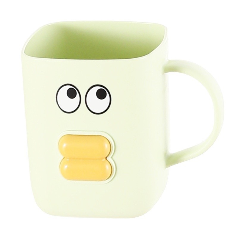 简约创意卡通卫生间洗漱杯新款学生宿舍萌趣嘟嘟唇可爱防摔刷牙 - 图3