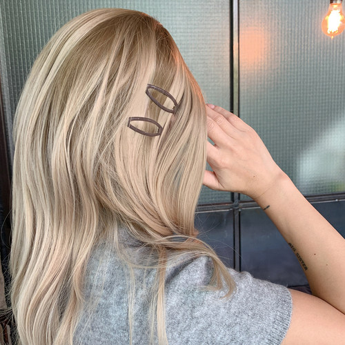 日常好用对夹 深彩色椭圆bb夹少女感夹子头饰过渡期发夹边夹侧边 - 图2