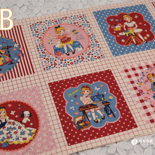 日本进口棉布 Cherry Days 樱色年华 手工拼布 H3 - 图2