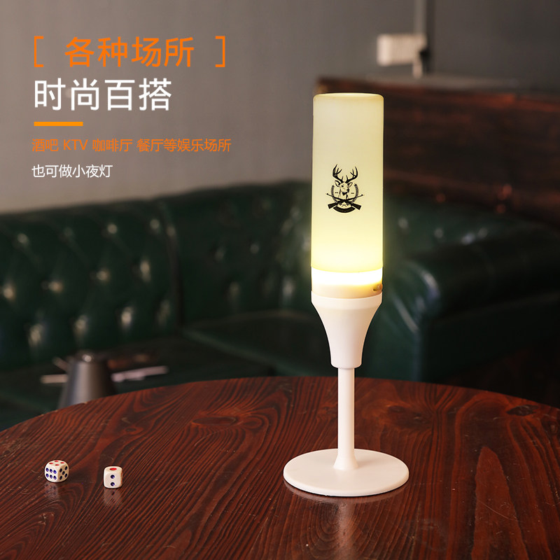 酒吧台灯led充电吧台灯创意装饰清吧ktv餐厅餐吧发光定制酒吧桌灯